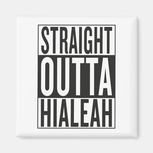 Direkte Ausfahrt Hialeah Magnet (Vorne)