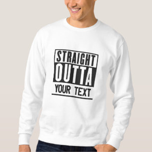 Direkte Ausfahrt Hinzufügen des Bereichsaktivitä Besticktes Sweatshirt