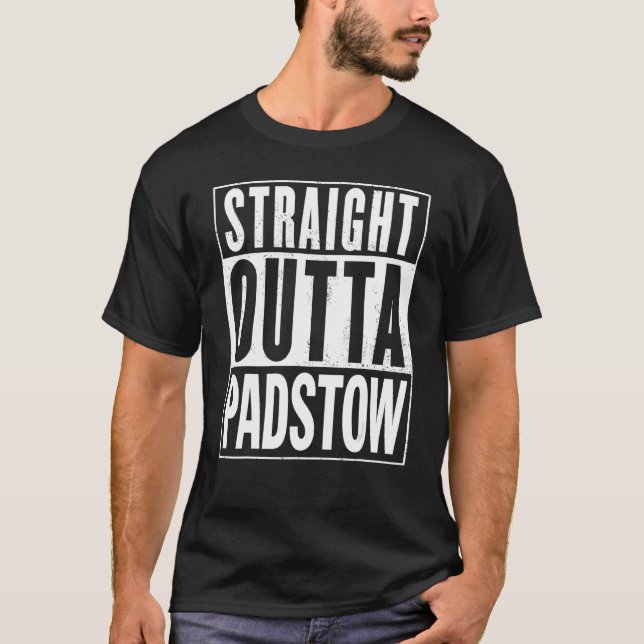 Direkte Ausfahrt Padstow Grafik A1 T-Shirt (Vorderseite)