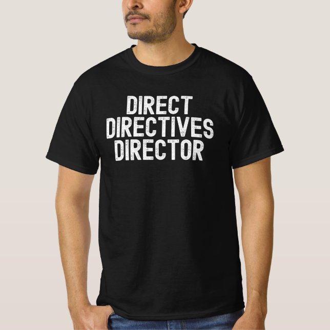 Direkte Direktiven Regisseur lustig halloween coum T-Shirt (Vorderseite)