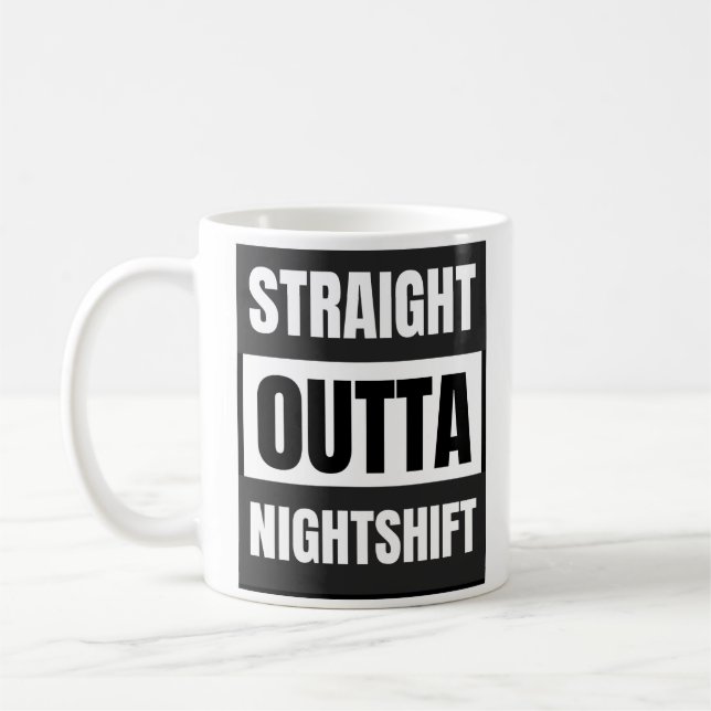 Direkte Nachtschicht Kaffeetasse (Links)