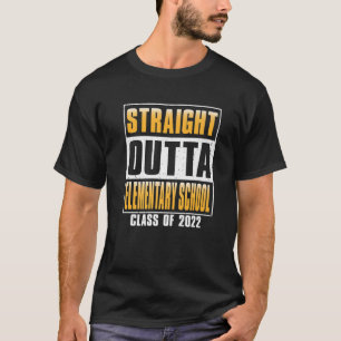 Direkte Outta Elementary School Funny School Klass T-Shirt