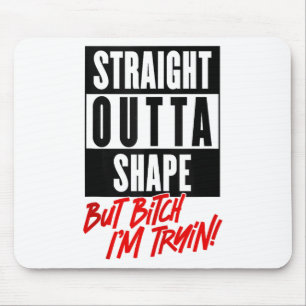Direkte Outta-Form, aber ich versuche die lustige Mousepad