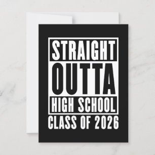 Direkte Outta High School 2026 Postkarte