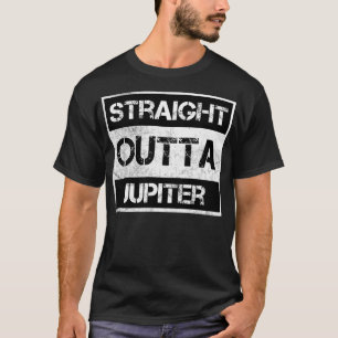 Direkte Outta Jupiter Stadt Florida Vintage Ferne T-Shirt