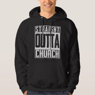 Direkte Outta Kirche Christliche Religion Jesus Hoodie