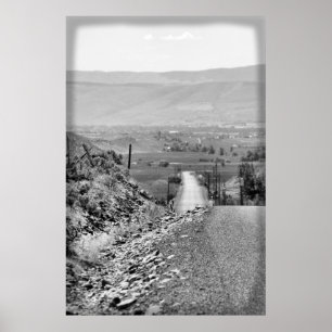 Direkte Straße zurück in die Stadt... Poster