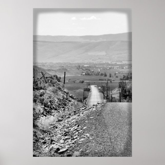 Direkte Straße zurück in die Stadt... Poster (Vorne)