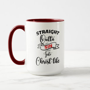Direkter Aussichtssinn in Christus Leben Kaffee Ta Tasse