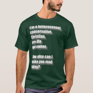 Direkter konservativer Christlich ProLife Gun T-Shirt