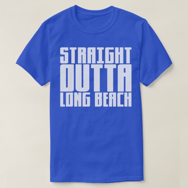 Direkter Outta Long Beach T-Shirt (Design vorne)