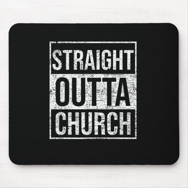 Direktes Kirchengebet Gott religiöses Geschenk Mousepad (Vorne)