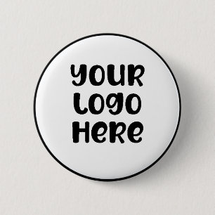 DIREKTES Minimalistisches Firmenlogo Button