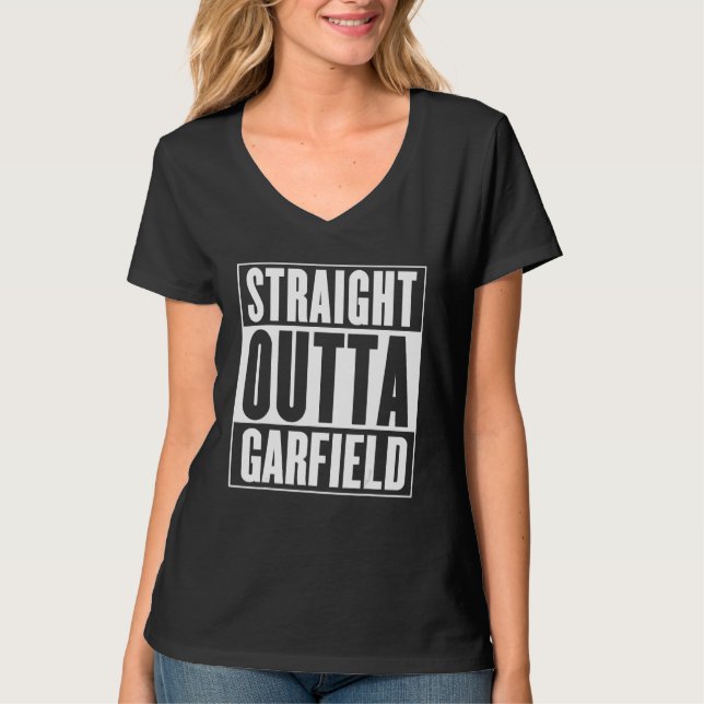 Direktes Outta Garfield Shirt (Vorderseite)