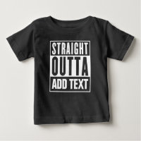 Direktes Outta - hier Ihren eigenen Text hinzufüge
