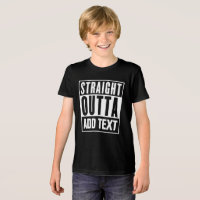 Direktes Outta - hier Ihren eigenen Text hinzufüge