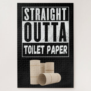 Direktes Toilettenpapier im Freien, Engpass bei de