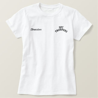 Direktor Besticktes T-Shirt