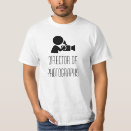 Direktor des Fotografie-Shirts T-Shirt