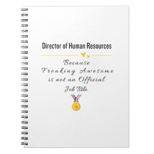 Direktor für Humanressourcen Notizblock
