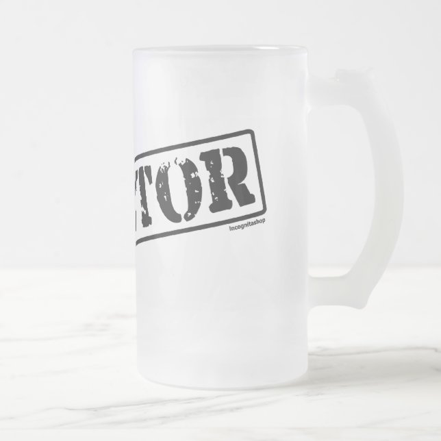 Direktor Stamp Mattglas Bierglas (Rechts)