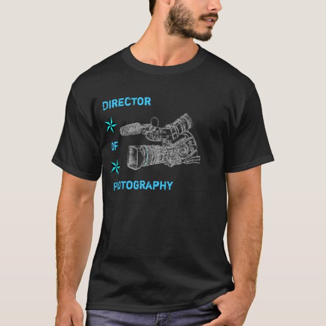 Direktor von Fotografie T-Shirt (Vorderseite)