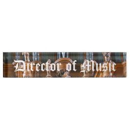 Direktor von Musik Namensplakette
