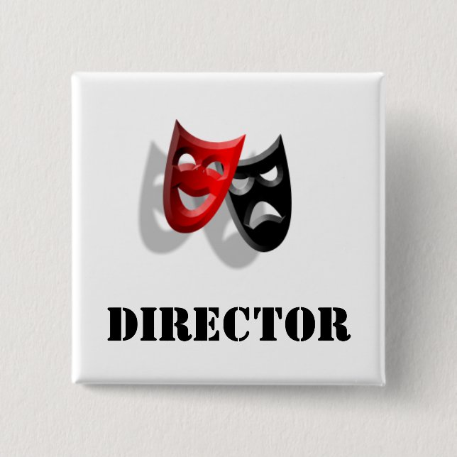Direktorn-und Masken-Abzeichen Button (Vorderseite)