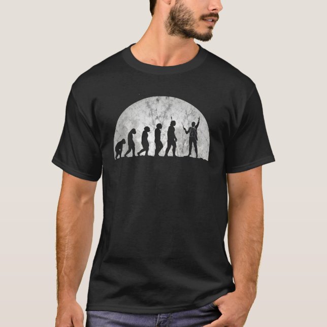 Dirigent Evolution Evolution Des Menschen Musik Or T-Shirt (Vorderseite)
