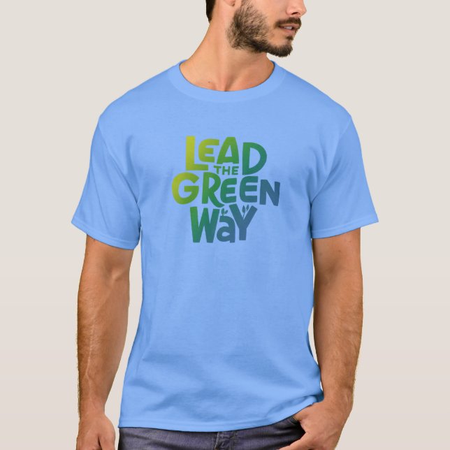 Diriger la voie verte" T-shirt écologique (Devant)