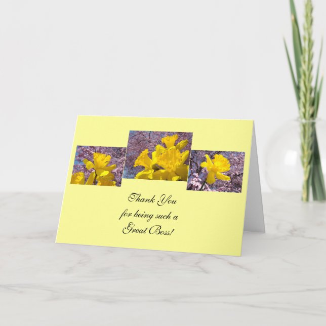 Dirigez le Merci de cartes pour être un grand (Devant)