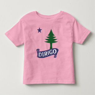 Dirigo/1901 Maine Flag Kleinkind T-shirt