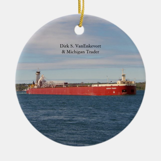 Dirk S. VanEnkevort & Michigan Trader Ornament (Vorne)