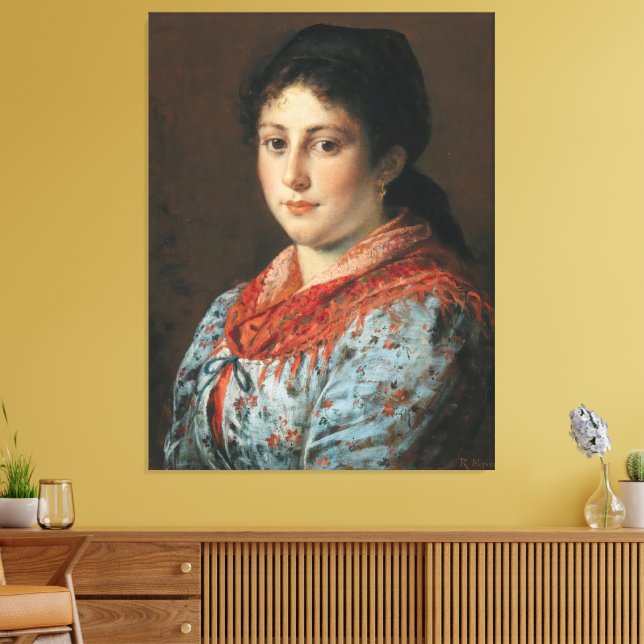  Dirndl Leinwanddruck (Insitu (Wohnzimmer))