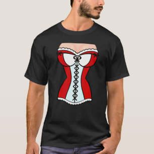 Dirndl Oktoberfest Kostüm Halloween Pretzel T-Shirt
