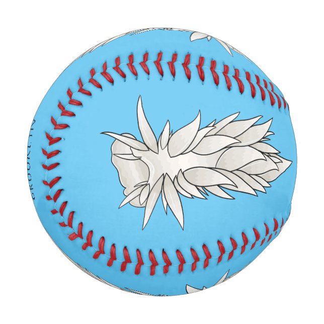 Dirona albolineata NudiBranntbild Cartoon Baseball (Vorderseite Links)