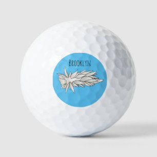 Dirona albolineata NudiBranntbild Cartoon Golfball