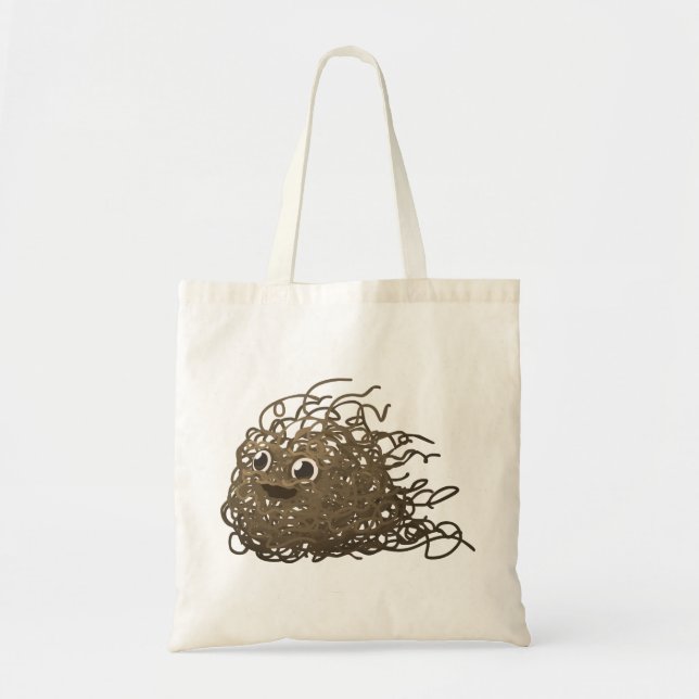 dirt-576491 NIEDLICHER CARTOON DIRT NOODLES HAPPY  Tragetasche (Vorne)