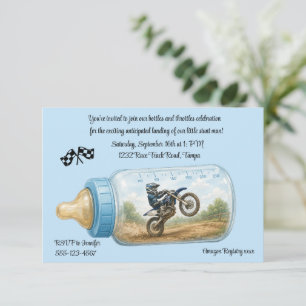 Dirt Bike Baby Shower Digital-Download Einladung