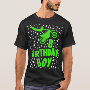 Dirt Bike Birthday Boy - Kinder 8 Jahre alt Motocr T-Shirt
