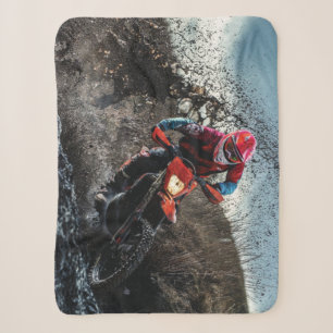 Dirt-Bike-Fahrer-Kissen Sherpadecke