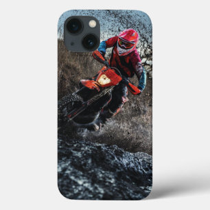 Dirt-Bike-Fahrer-Wurfkissen Case-Mate iPhone Hülle