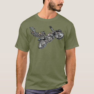 Dirt Bike Freestyle Motocross Biker T-Shirt