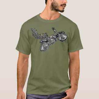 Dirt Bike Freestyle Motocross Biker T-Shirt