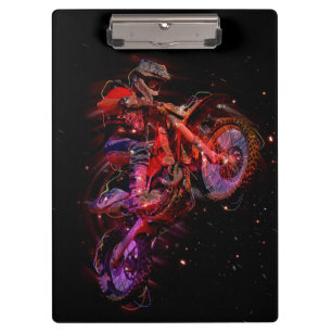 Dirt Bike Klemmbrett