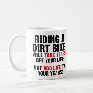 Dirt Bike Leben Für Deine Jahre Lustiger Becher Kaffeetasse