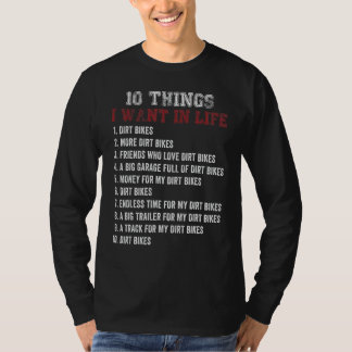 Dirt Bike Motocross Biking   Moto Riding T-Shirt