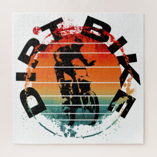 Dirt-Bike-Motocross-Fahrer
