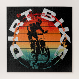 Dirt-Bike-Motocross-Fahrer