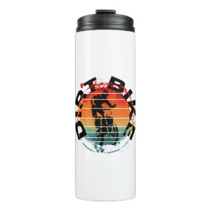 Dirt-Bike-Motocross-Fahrer Thermosbecher